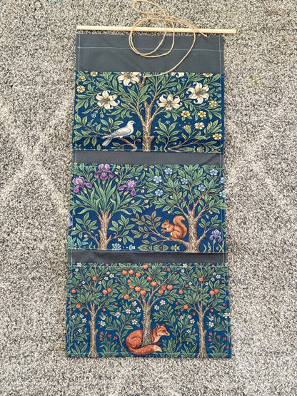 Woodland Fabric Wall Organiser
