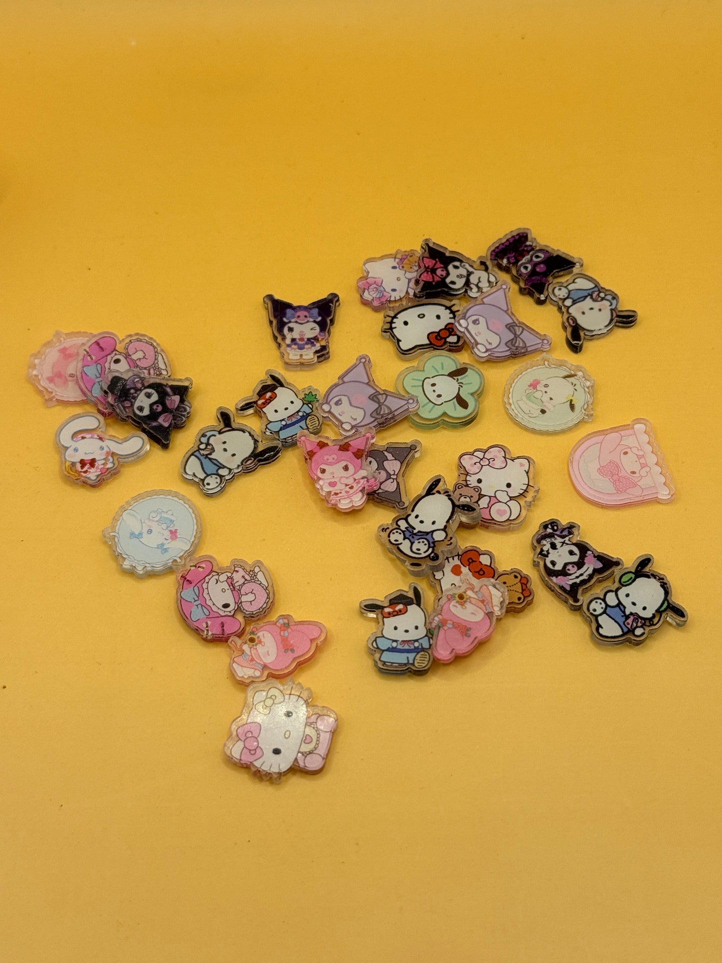 Sanrio Acrylic Character Charms Assorted Lot
