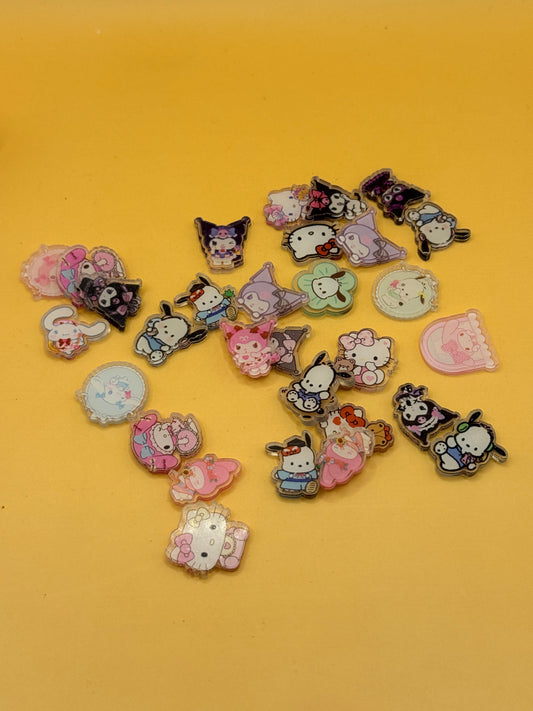 Sanrio Acrylic Character Charms Assorted Lot
