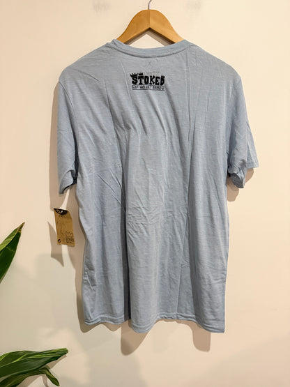 Stoked "Respect the Locals" Graphic T-Shirt Size XL