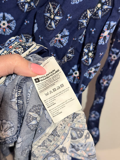 Mountain Warehouse Country to Coast Morocco Women's Midi Dress Dark Blue Size 16