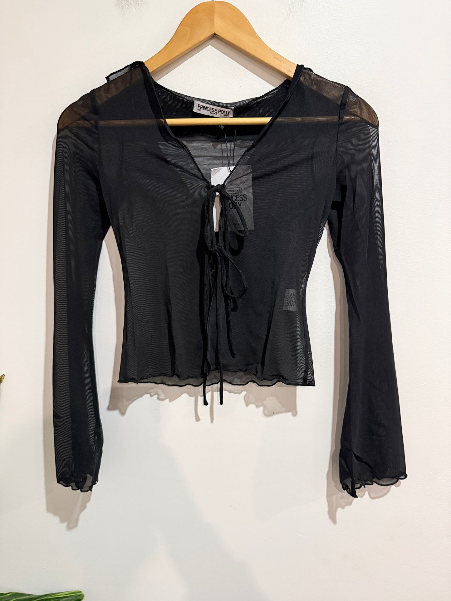 Princess Polly Thalassia Long Sleeve Top – Size 6