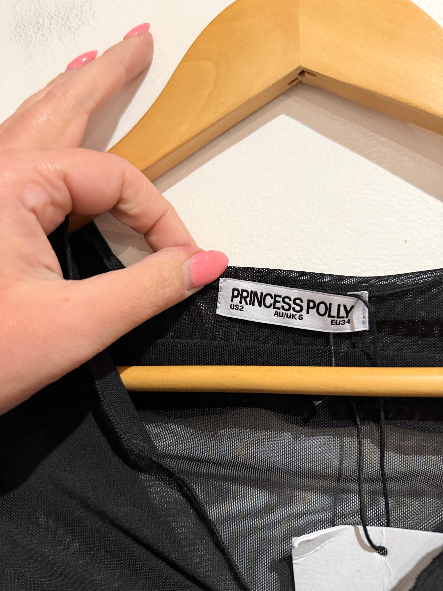 Princess Polly Thalassia Long Sleeve Top – Size 6