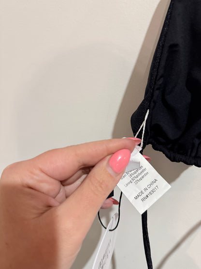 Princess Polly Nevaeh Triangle Shine Bikini Top – Size 8