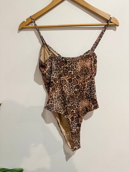 Princess Polly Elixia Leopard Bodysuit Size 6
