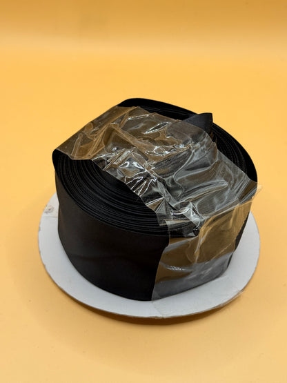 Black Grosgrain Ribbon Roll – 5cm Wide