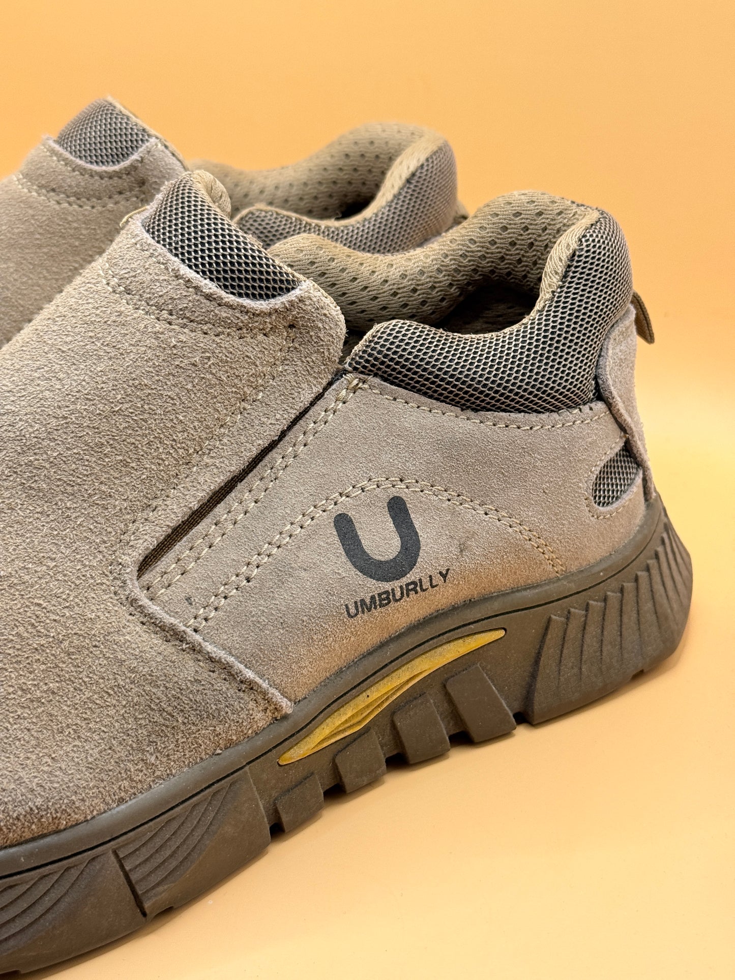 Umburly Steel Cap Slip-On Work Shoes - 27cm insole