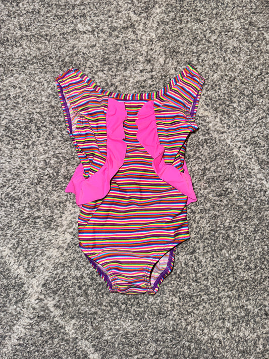 Girls Frill One-Piece Swimsuit Size 0