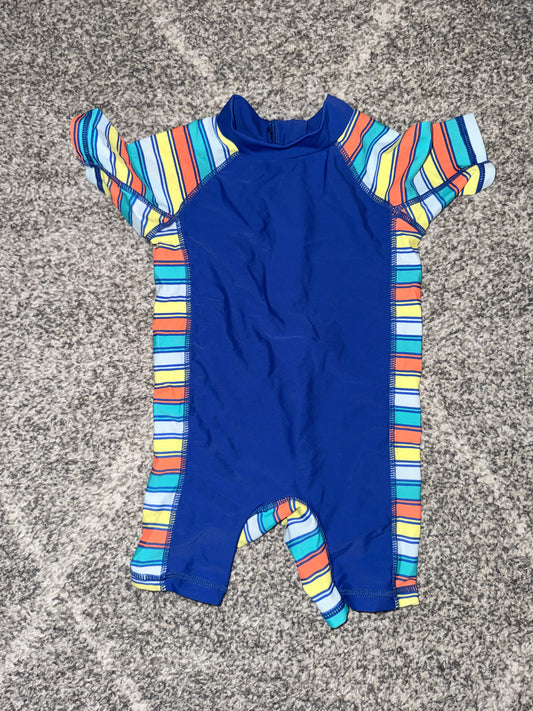 Boys Short Sleeve One-Piece Rash Suit Size 0