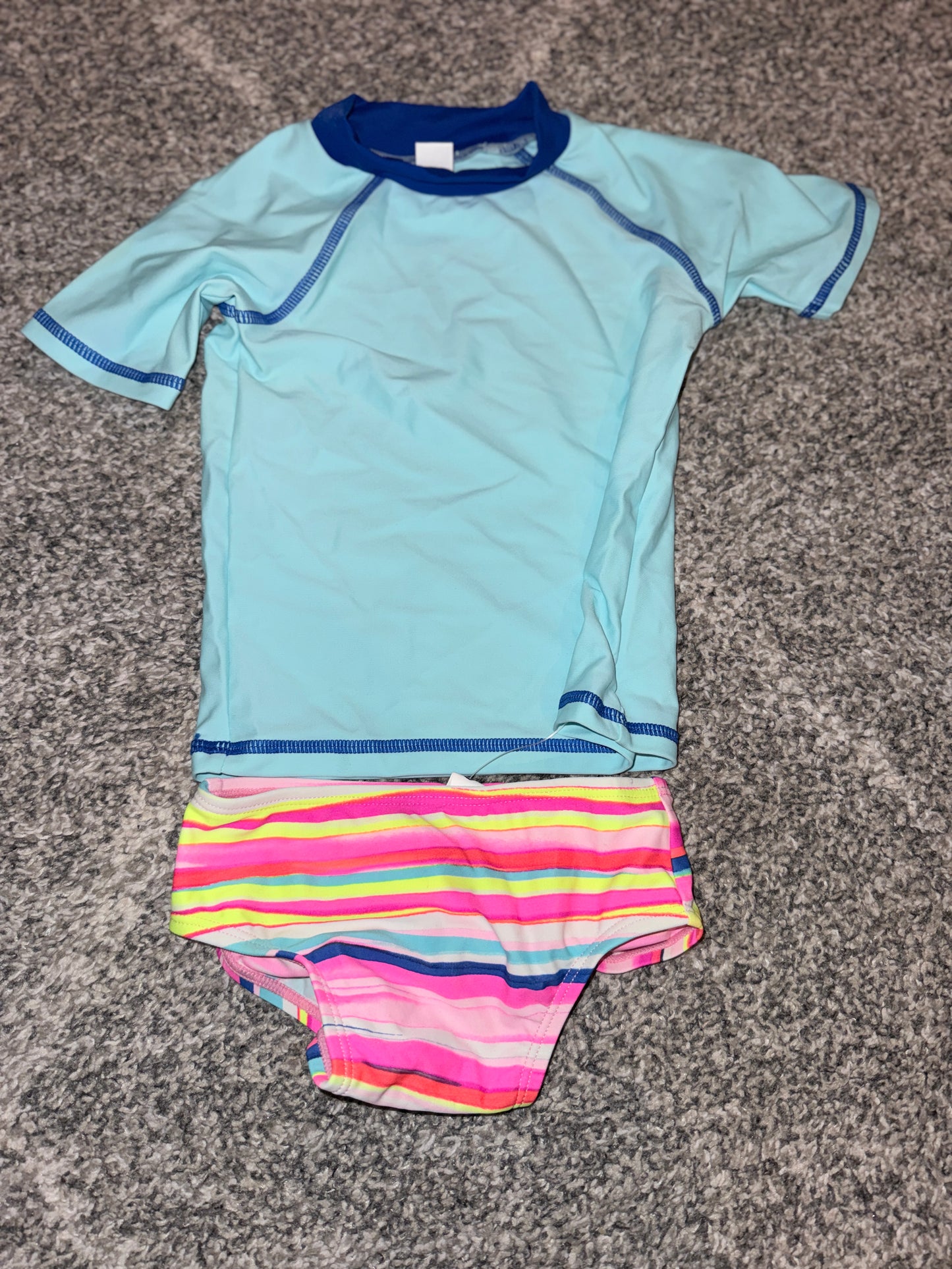 Boys Rash Vest & Swim Brief Set Size 0