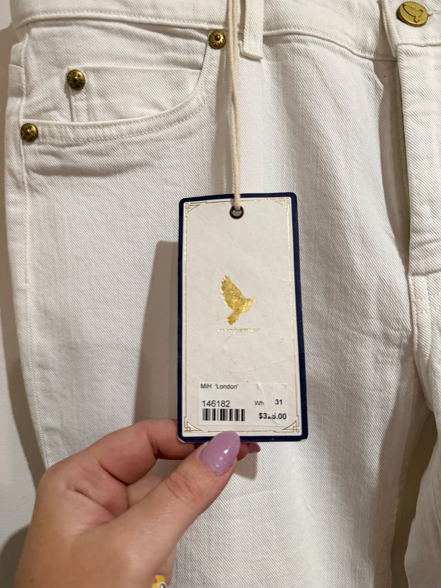 MiH Jeans The London Mid Rise Bootcut Jeans – Size 31