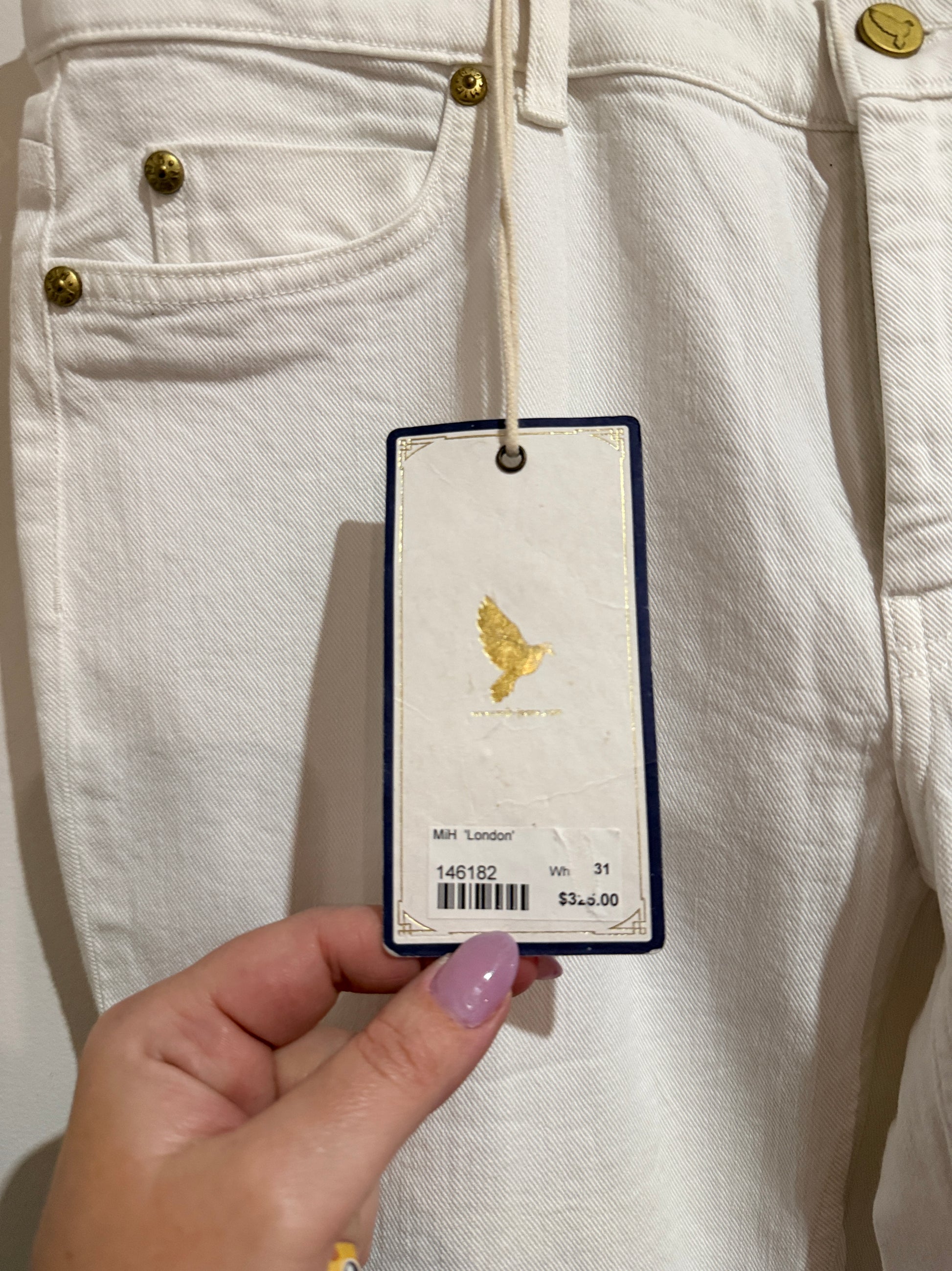 MiH Jeans The London Mid Rise Bootcut Jeans – Size 31