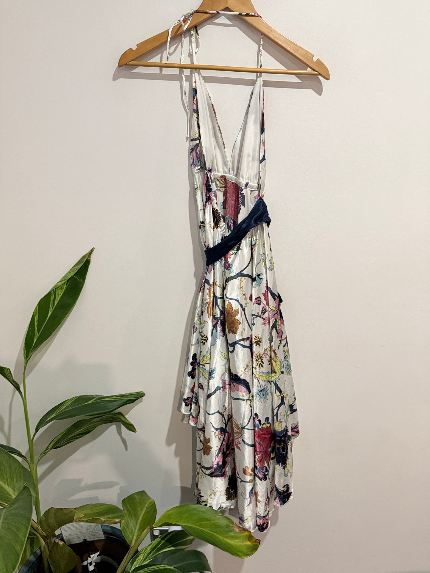 Honey Punch Floral Halter Dress - Size 8