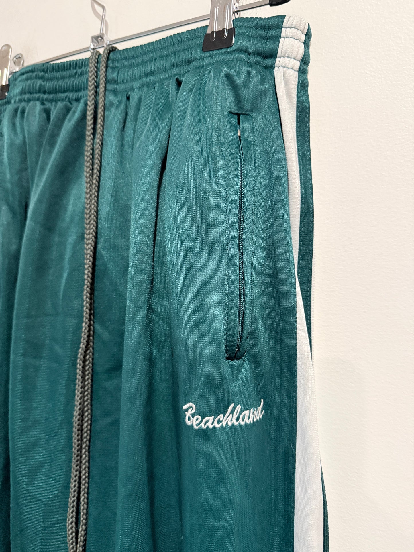 Sunlight Beachland Side-Snap Track Pants Green - Size L