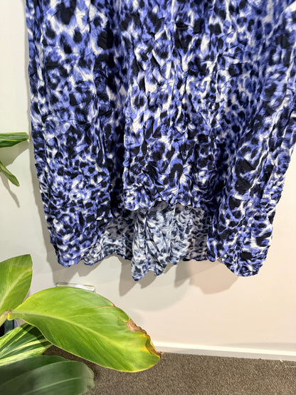 Animal Print Viscose Dress - 45cm u/arm