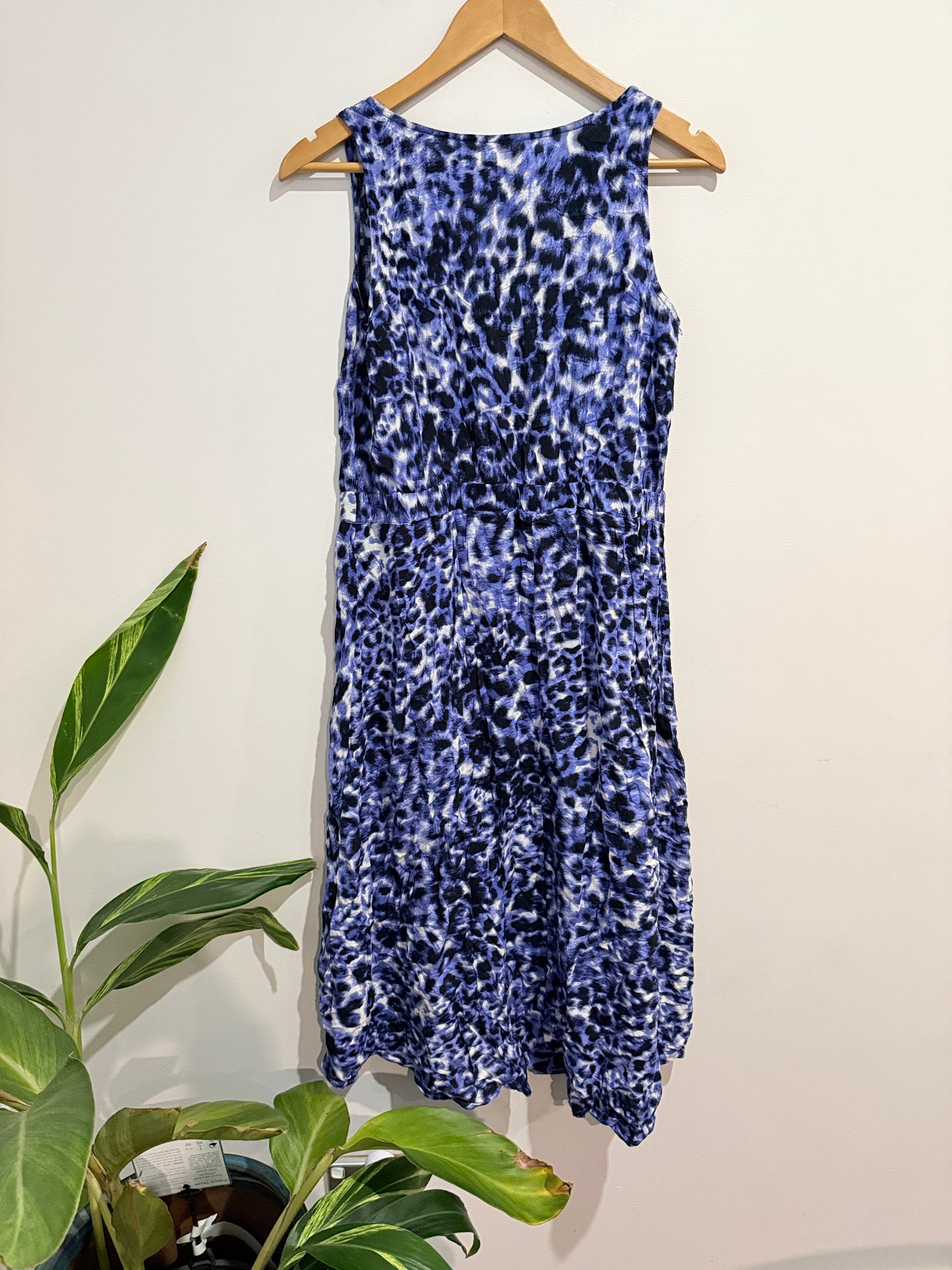 Animal Print Viscose Dress - 45cm u/arm