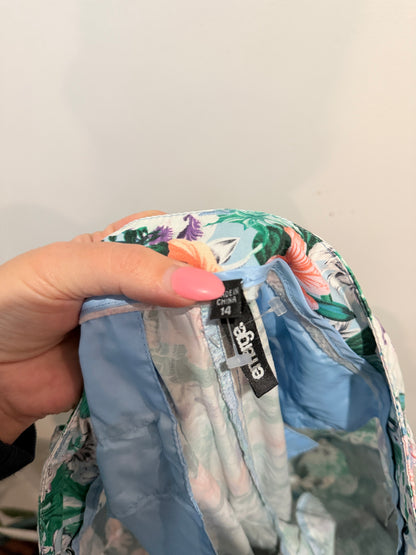 Emerge Floral Print Pants - Size 14
