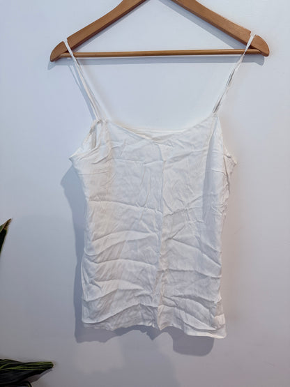 Scanlan Theodore Silk Blend Cami Slip Top - Ivory - 46cm u/arm