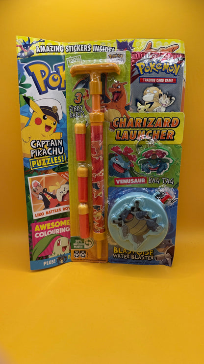 Pokémon Magazine Gift Pack with Charizard Launcher by Pokémon