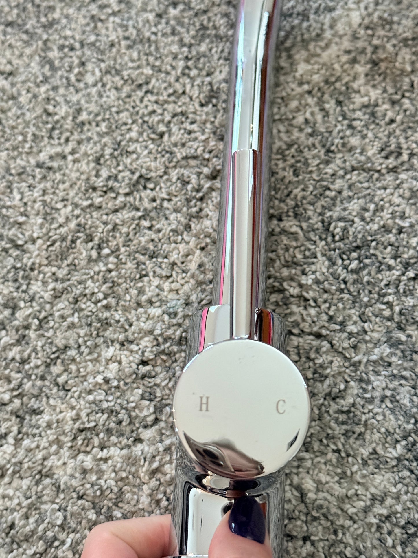 Watermark Chrome Gooseneck Kitchen Mixer Tap – Single Lever