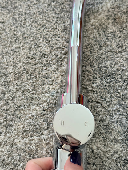 Watermark Chrome Gooseneck Kitchen Mixer Tap – Single Lever