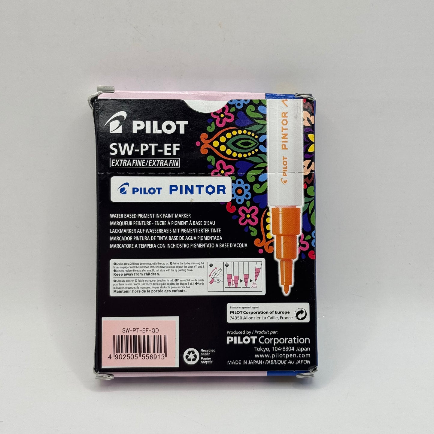 Pilot Pintor Gold Marker x6 Pens