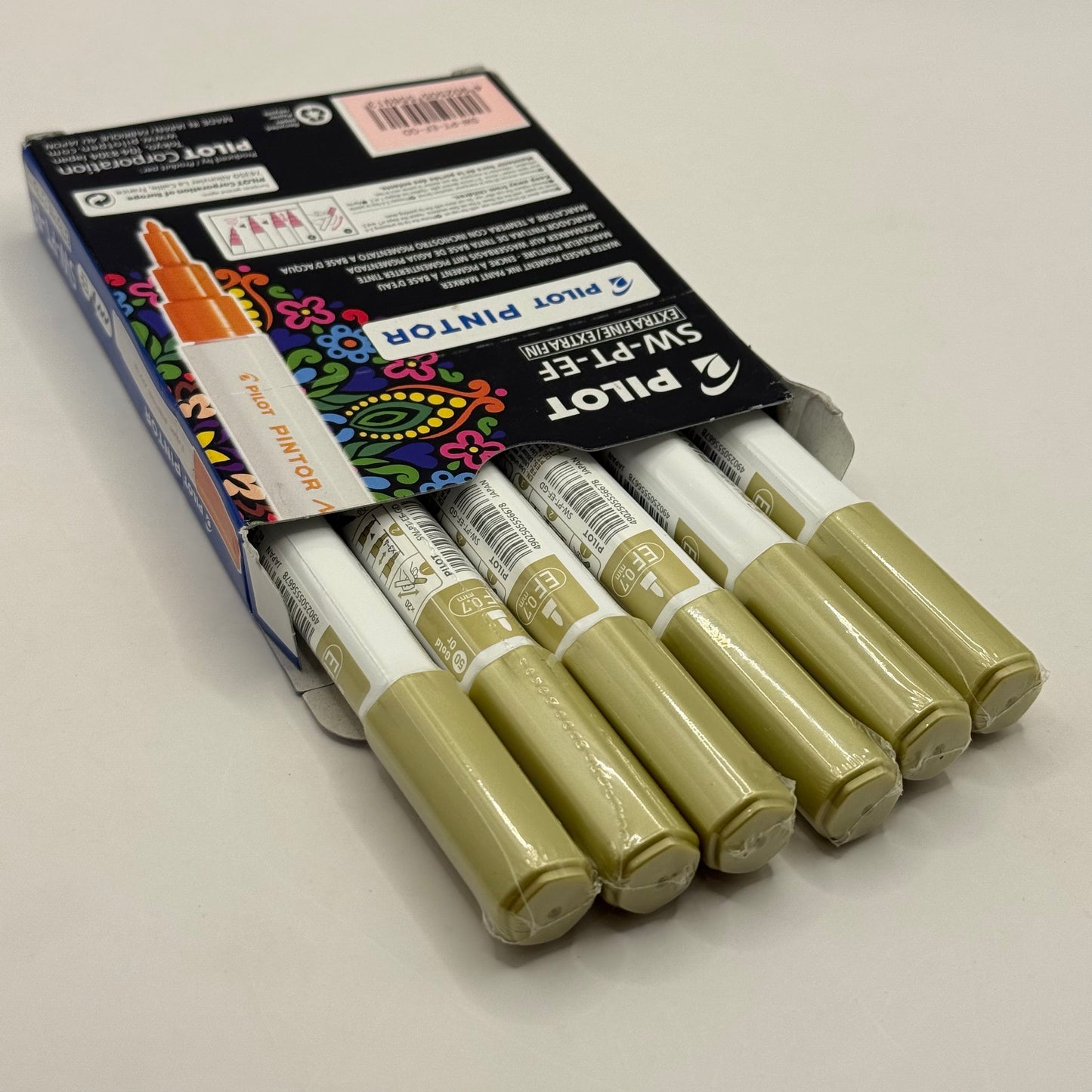 Pilot Pintor Gold Marker x6 Pens