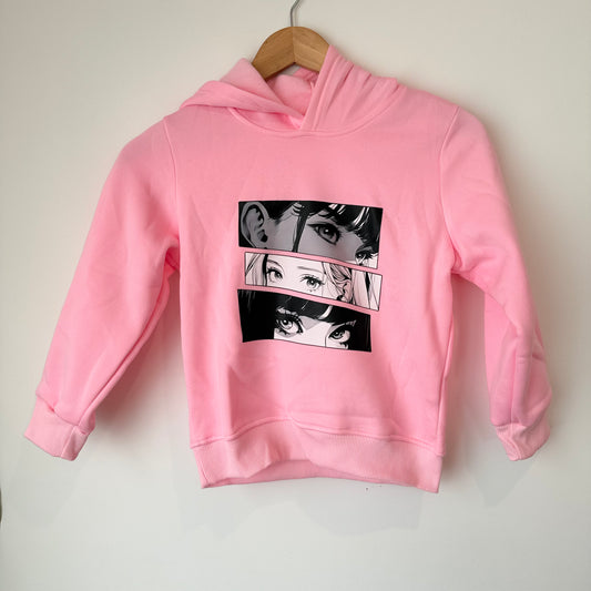 K-Pop Demon Hunters Huntrix Fleece Hoodie - Size 130 (6-7y)