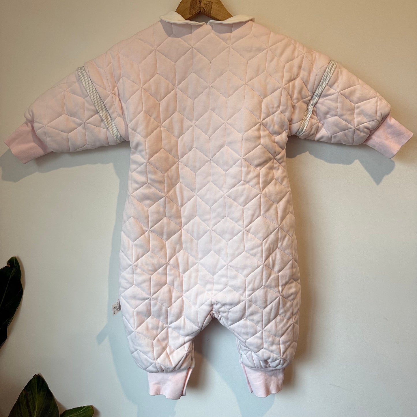 Pink Baby Quilted Sleepsuit 85x40cm