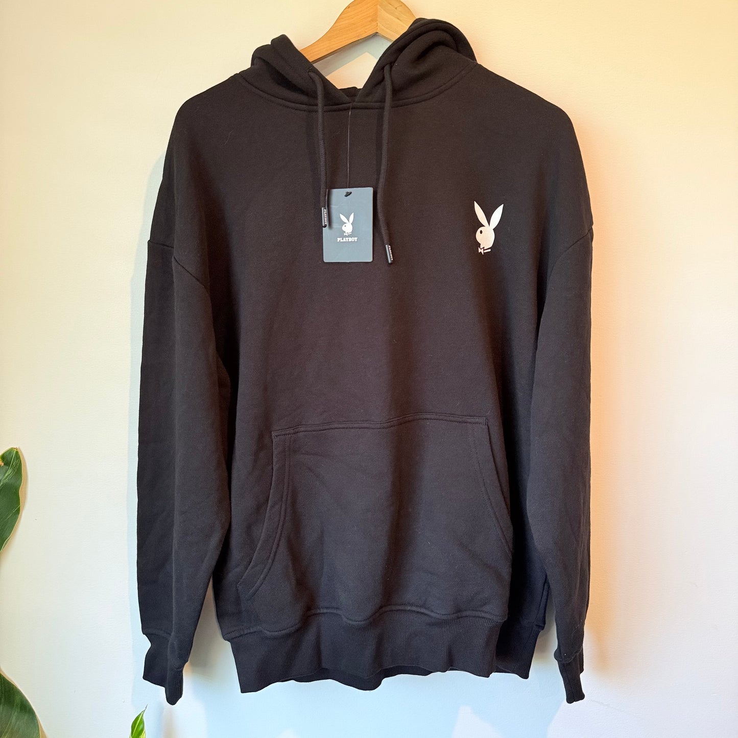 Playboy Regular Fit Hoodie Black - Size S