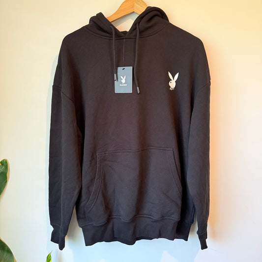 Playboy Regular Fit Hoodie Black - Size S
