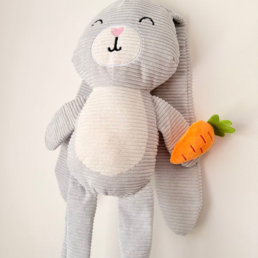 Plush Bunny Soft Toy with Carrot