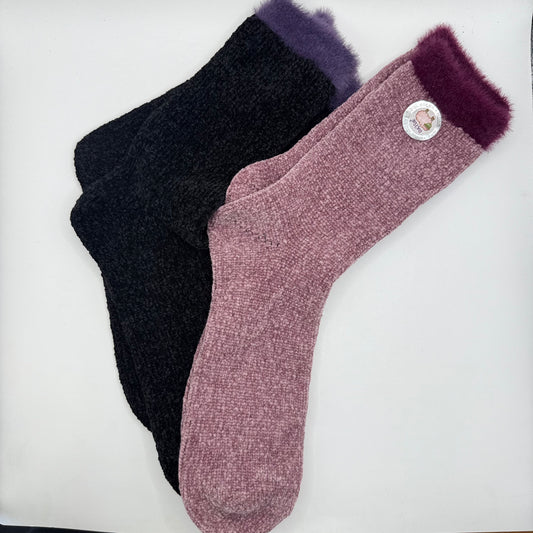 Plush Soft Winter Socks - 2 Pairs