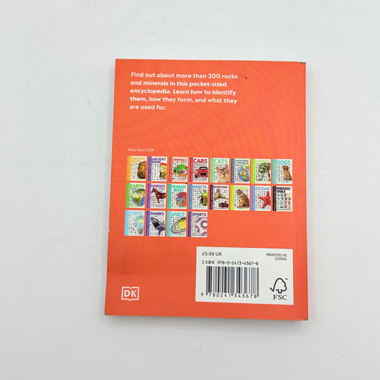 Pocket eyewitness rocks and minerals: facts at your fingertips by dk - print books printed media