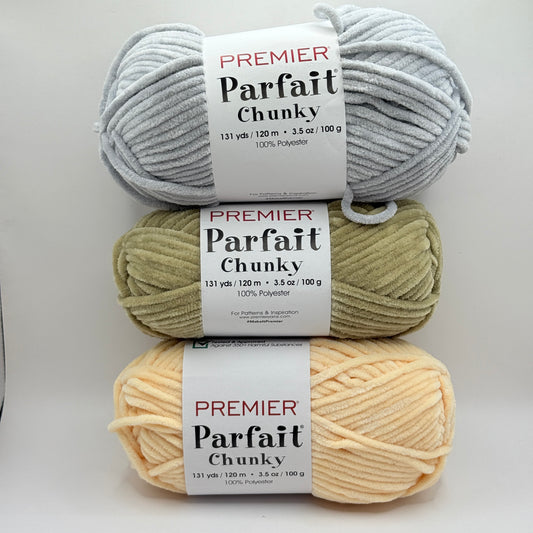 Premier Parfait Chunky Yarn Bundle (3 x 100g Skeins)