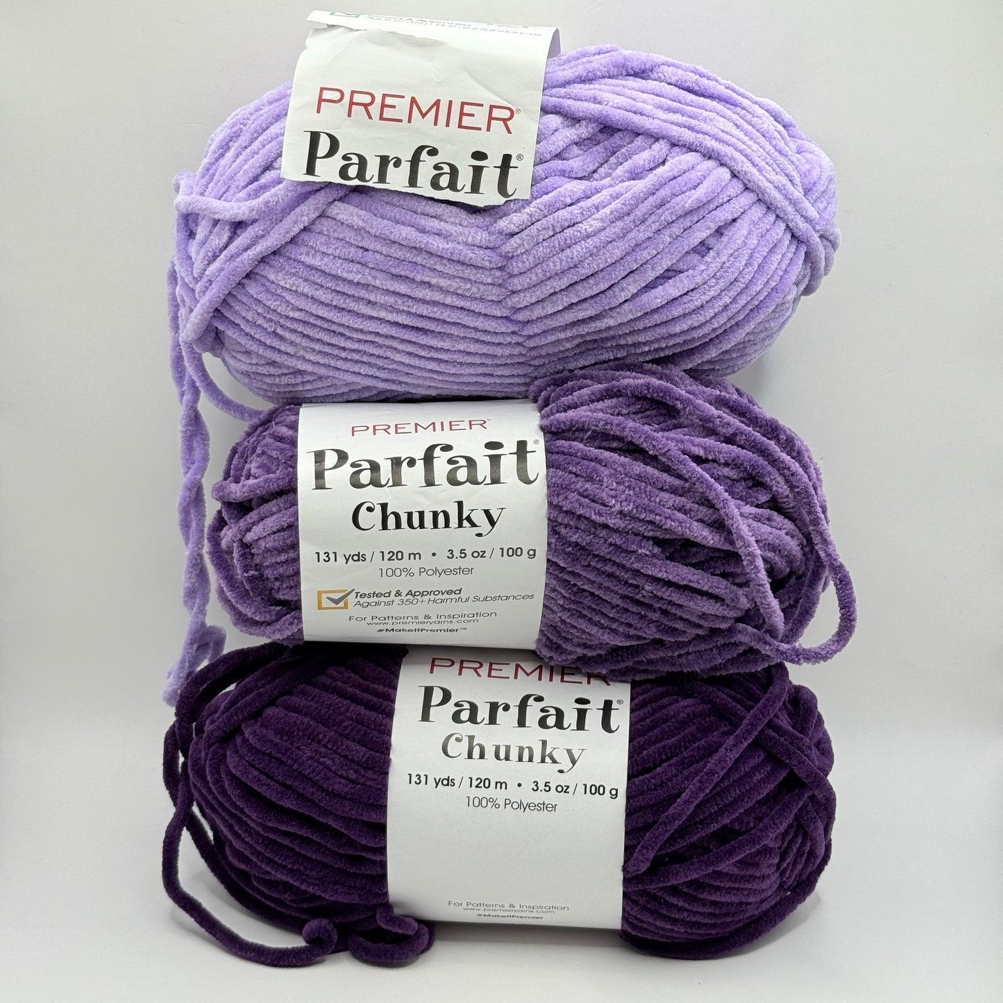 Premier Parfait Chunky Yarn Bundle (3 x 100g Skeins)