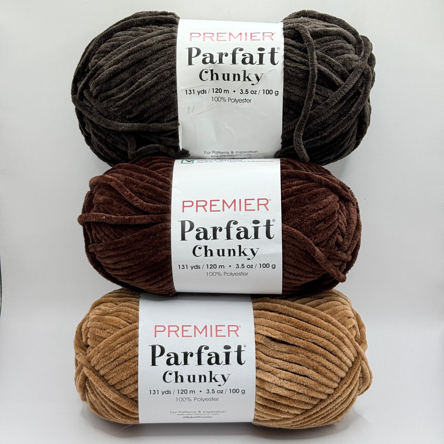 Premier Parfait Chunky Yarn Bundle (3 x 100g Skeins)