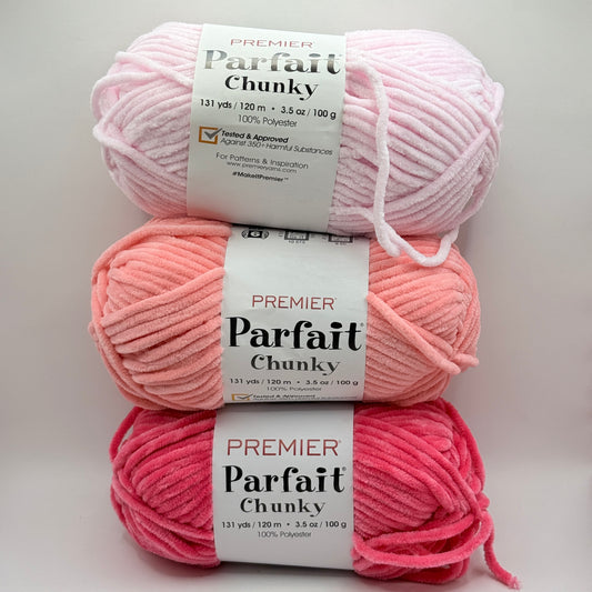 Premier Parfait Chunky Yarn Trio (3 x 100g Skeins)