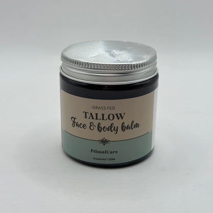 PrimalCare Grass Fed Tallow Face & Body Balm (120mL)