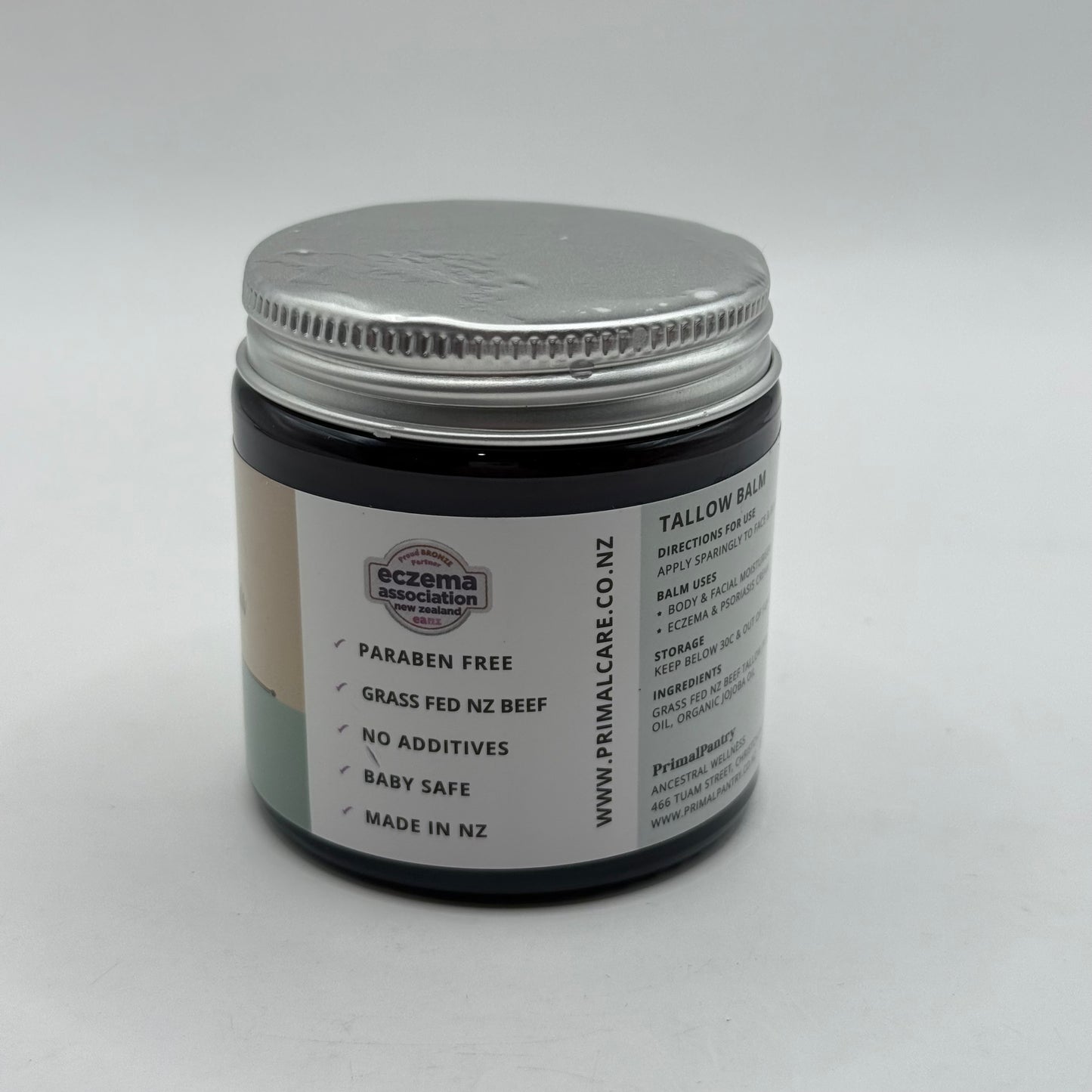 PrimalCare Grass Fed Tallow Face & Body Balm (120mL)
