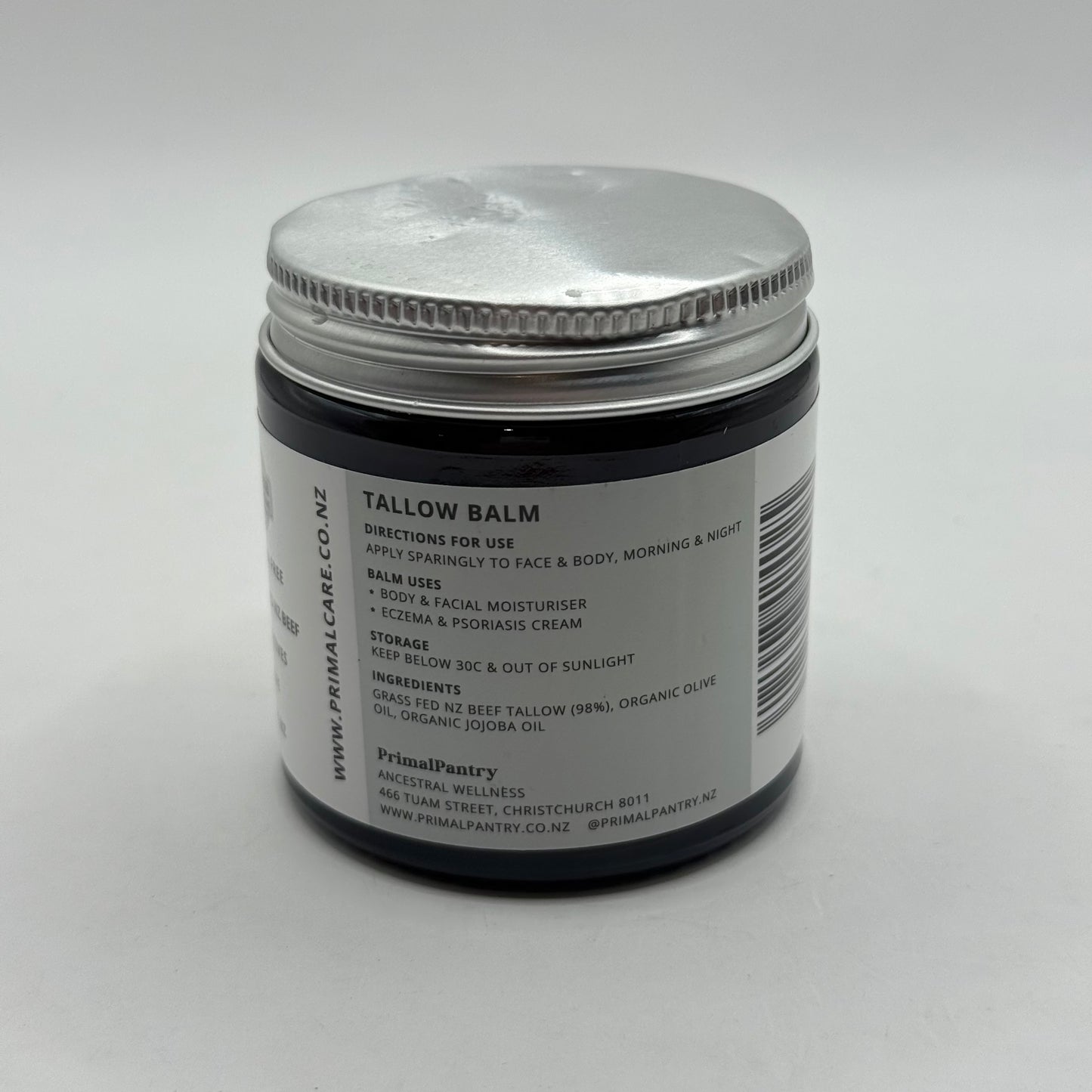 PrimalCare Grass Fed Tallow Face & Body Balm (120mL)