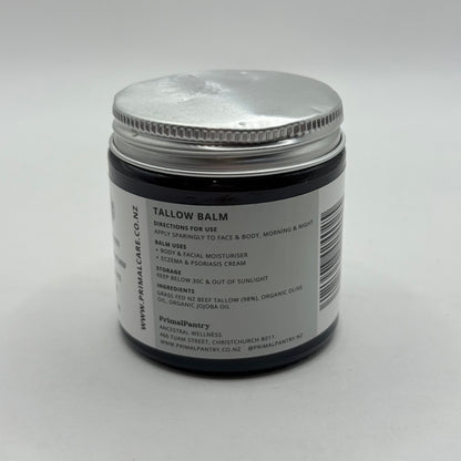 PrimalCare Grass Fed Tallow Face & Body Balm (120mL)
