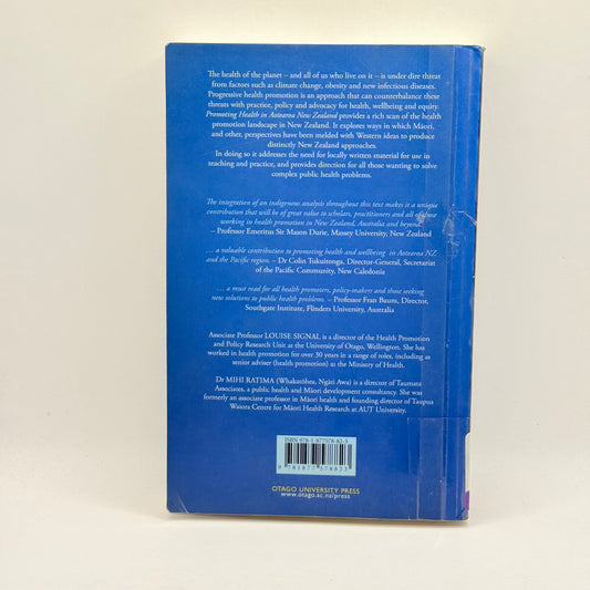 Promoting Health in Aotearoa New Zealand edited by Louise Signal & Mihi Ratima