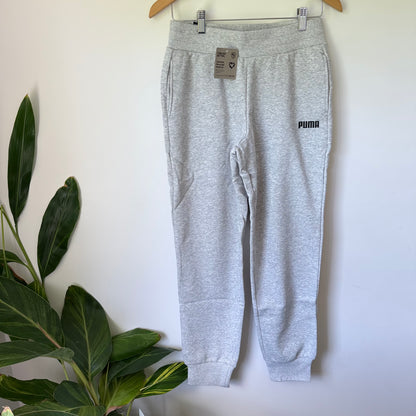 Puma Essential Sweat Pants Closed FL W Light Gray Heather Size S
