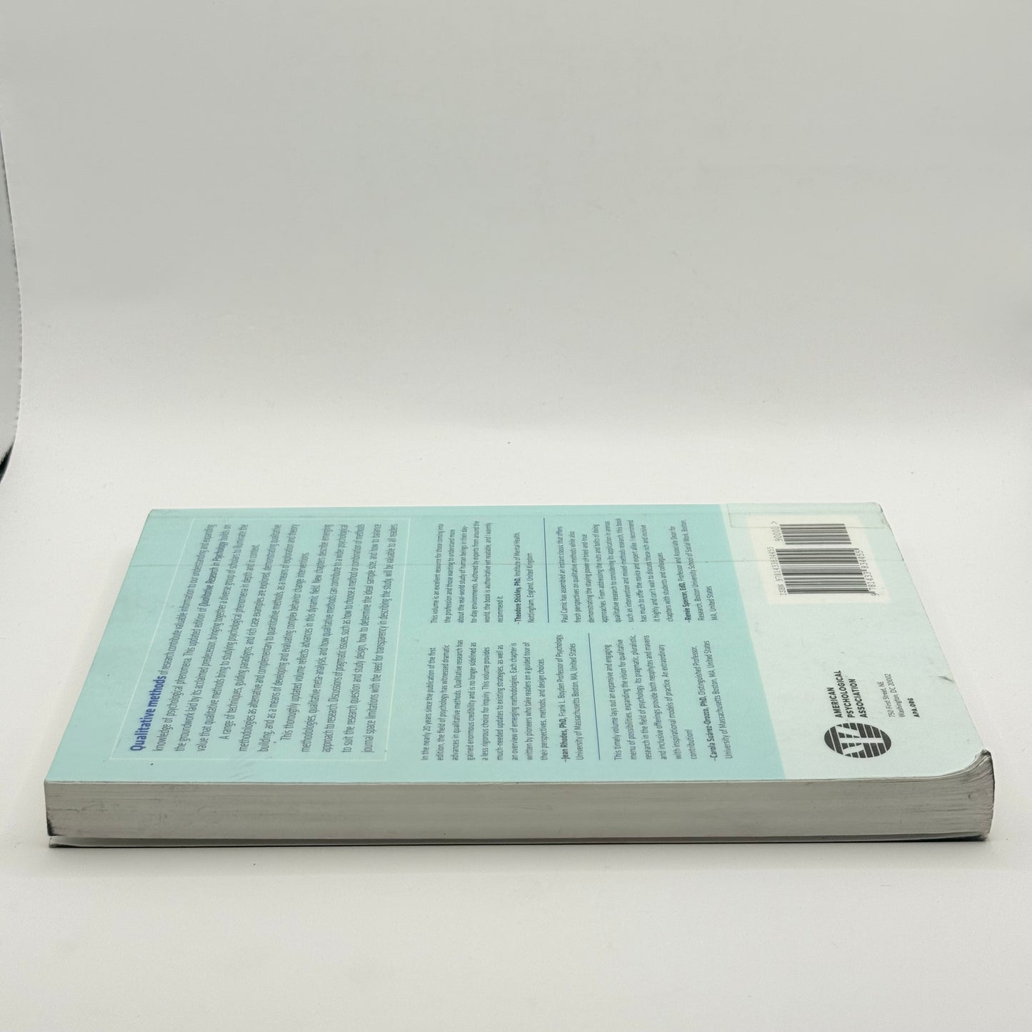 Qualitative Research in Psychology Edited by Paul M Camic