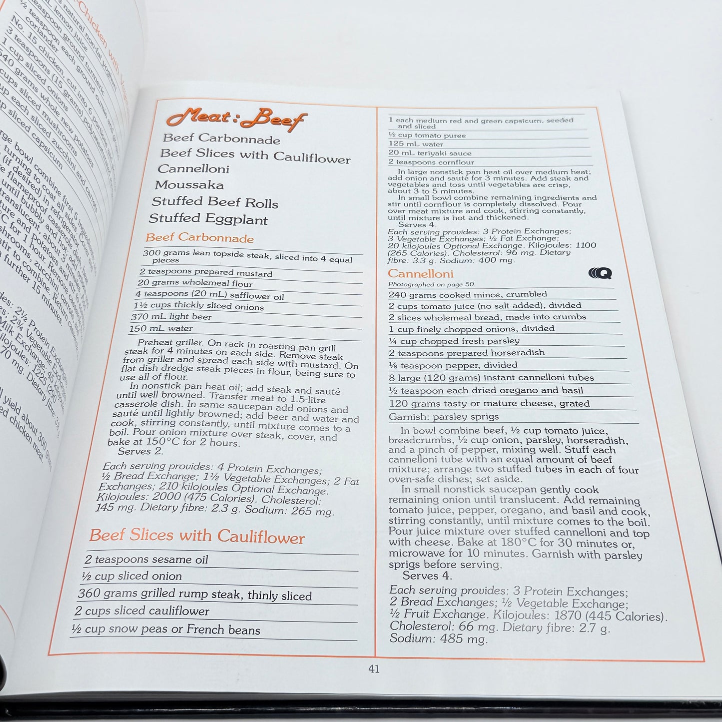 Vintage Weight Watchers Quick Start New Colour Programme Cookbook