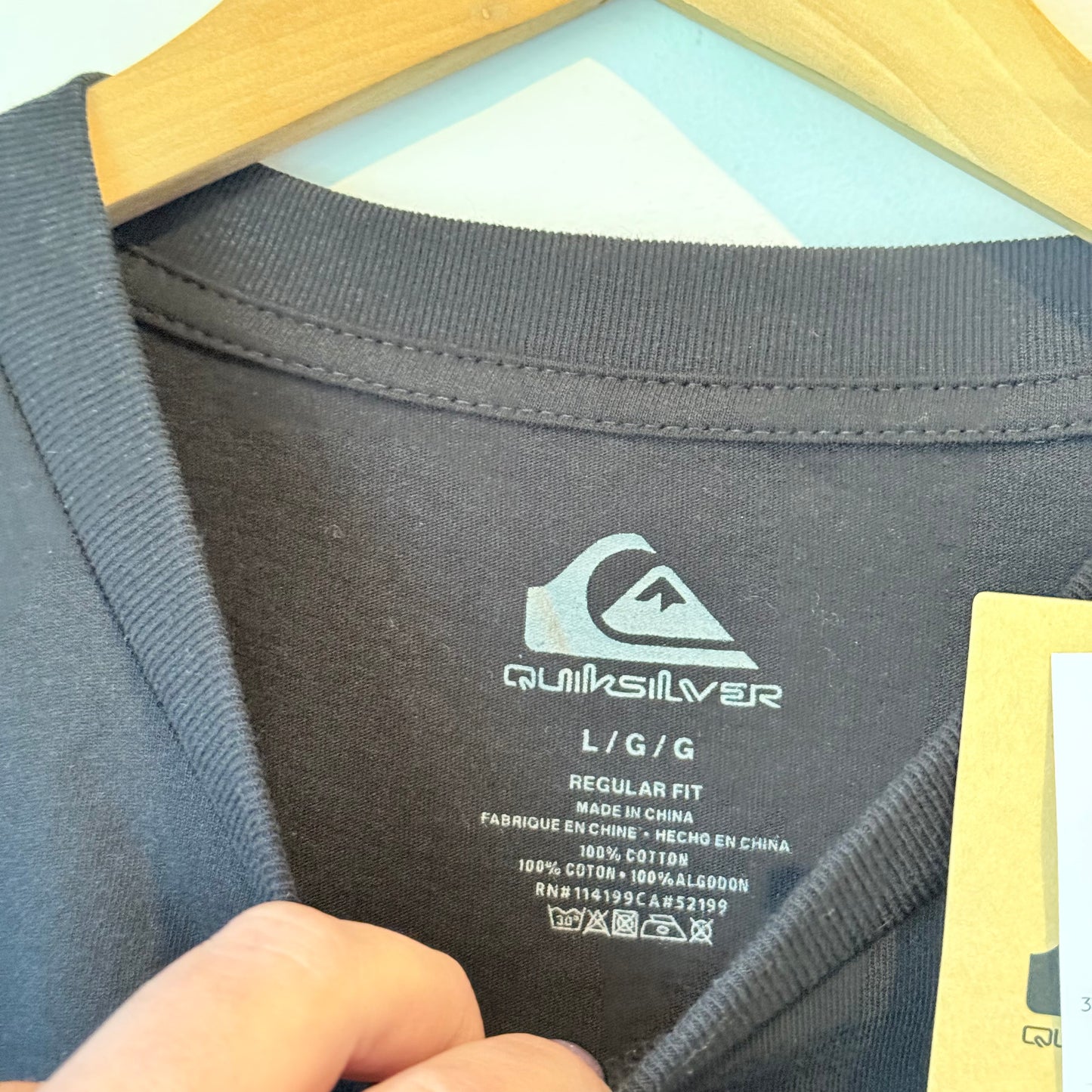 Quiksilver Big Clicker Long Sleeve T-Shirt Black