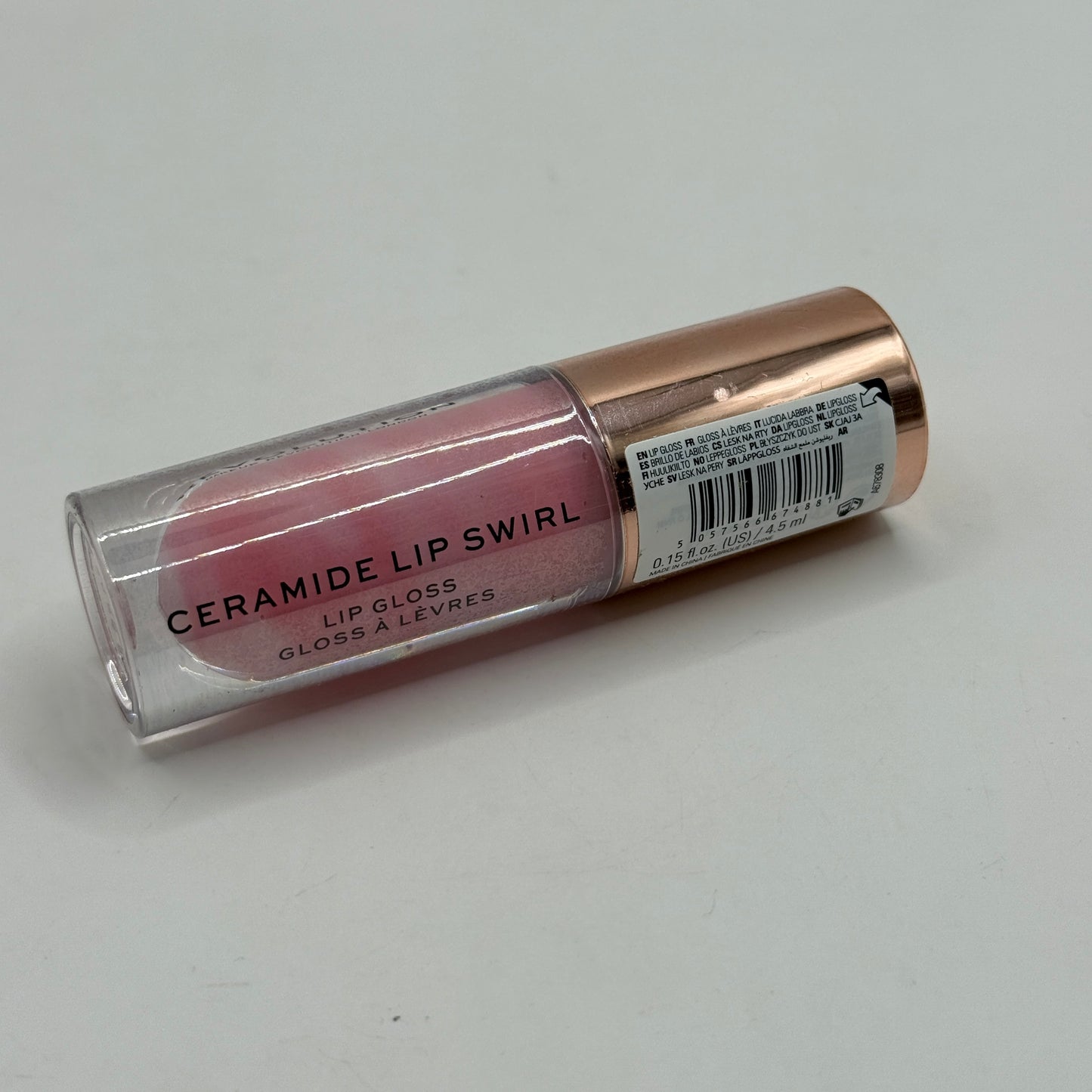 REVOLUTION Ceramide Lip Swirl Lip Gloss – Hydrating Formula (4.5 mL)