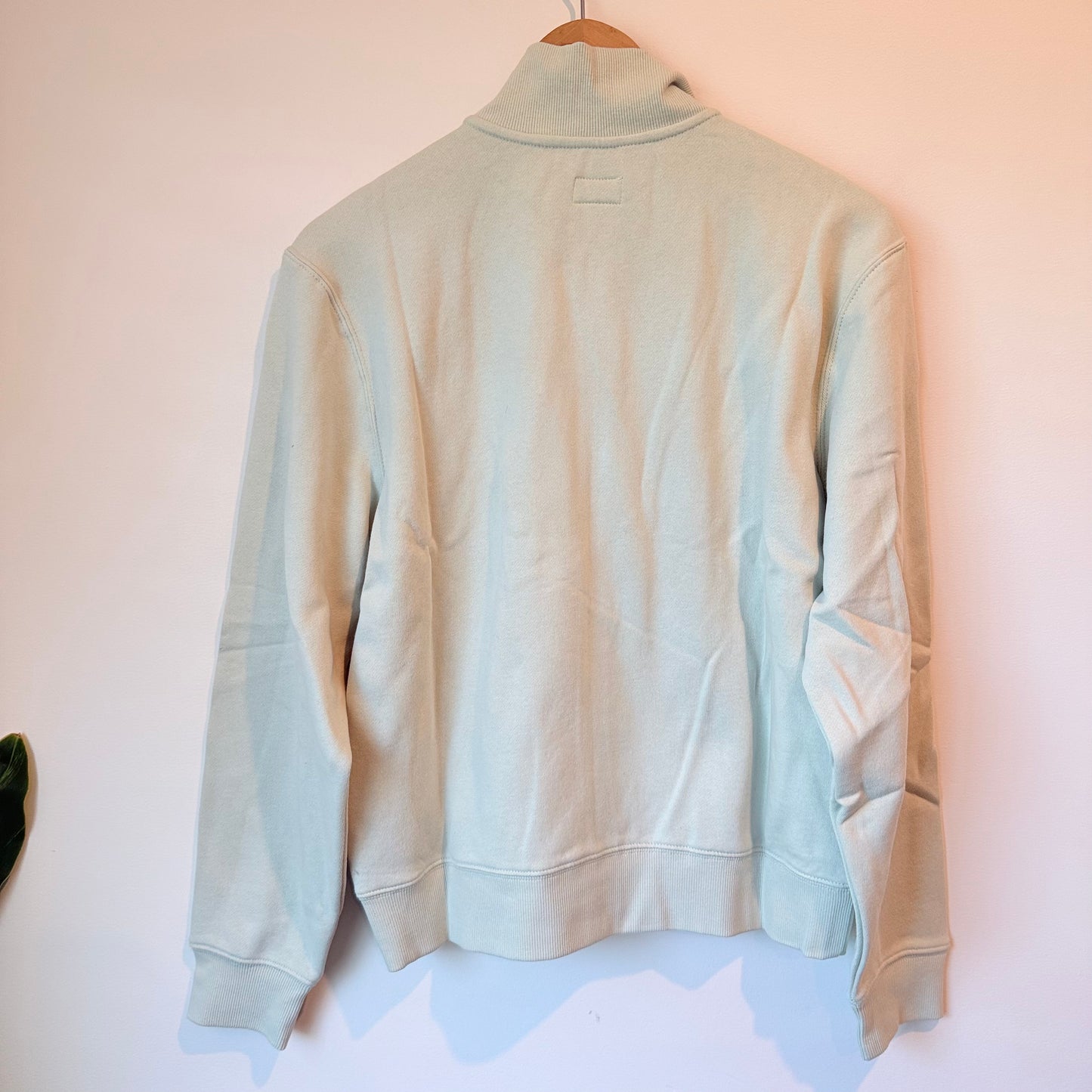 RVCA Matcha Slouched Zip Thru Sweatshirt Light Green