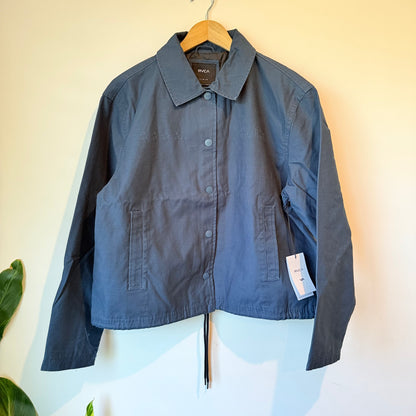 RVCA Twill Coaches Jacket Blue
